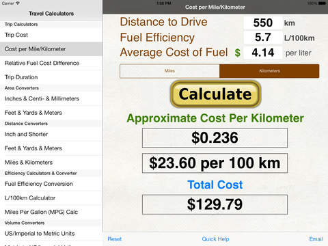 【免費旅遊App】Automobile Trip Calculators & Converters-APP點子