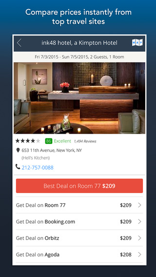 【免費旅遊App】Room 77 - Hotel Search and Price Comparison-APP點子