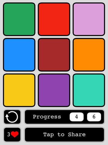 【免費遊戲App】Colour Memory-APP點子