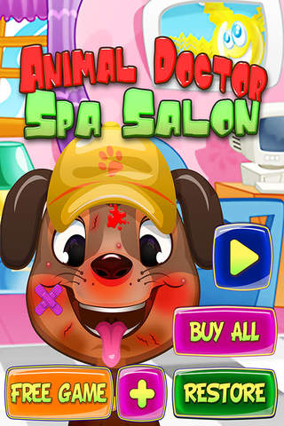 Animal Doctor Spa Salon - Fun Free Pet Games for Girls & Boys screenshot 4