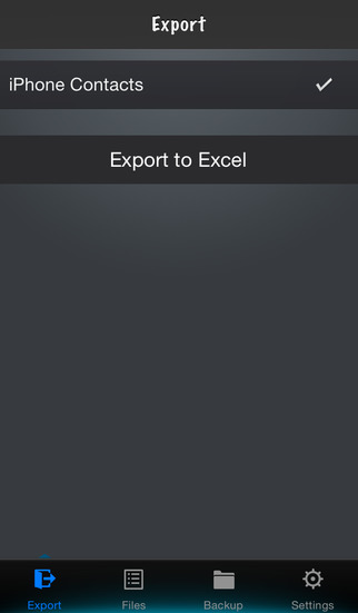 Contacts to Excel