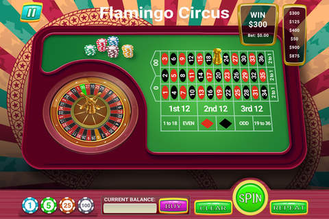 Flamingo Sun Circus Roulette - FREE - Exotic Vegas Casino Game screenshot 2