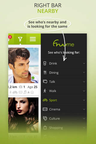 Fruume - Social Network for Sociable People. Less chat, more action! screenshot 3