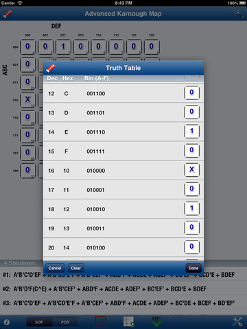 【免費教育App】Advanced Karnaugh Map-APP點子