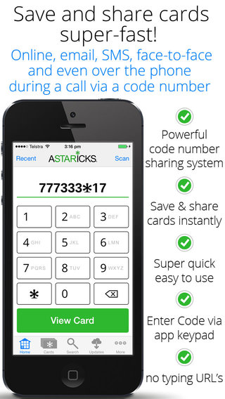 【免費商業App】ASTARICKS - World’s Premier Digital Business Card System-APP點子