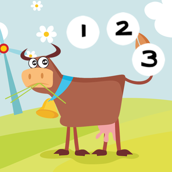 Animals of the Farm Counting Game for Children: Learn to Count Numbers 1-10 LOGO-APP點子