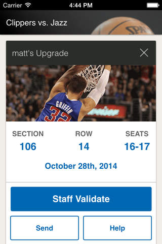 LA Clippers TicketUp screenshot 2
