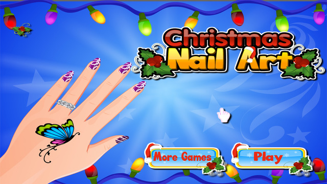Christmas Nail Art - Christmas Games