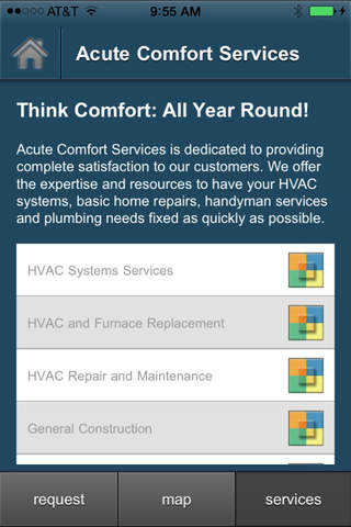 Acute Comfort Mobile App screenshot 4