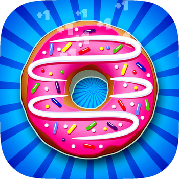 Donut Clickers - Count Those Rounded Cookies As They Fall 遊戲 App LOGO-APP開箱王