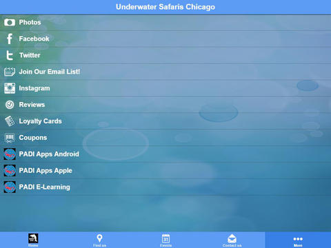 【免費商業App】Underwater Safaris Chicago-APP點子