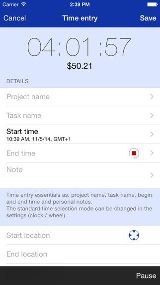 【免費商業App】Timeclock Timesheet Timerate-APP點子