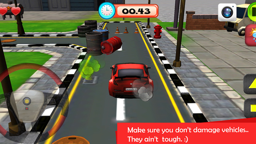 3D Sports Car Classic Skill Parking on the App