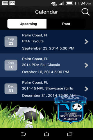 PDA Florida (Players Development Academy) screenshot 2