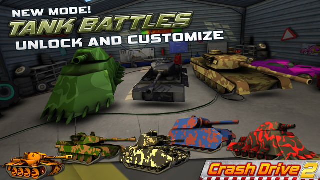 【免費遊戲App】Crash Drive 2: The multiplayer stunt game, with monster trucks & classic muscle cars-APP點子