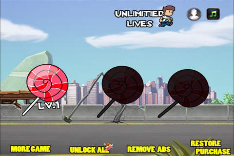 A Boy & lollipop : The Best Run Game screenshot 2