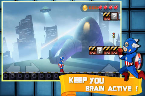 Blue Hero Jumper! screenshot 2