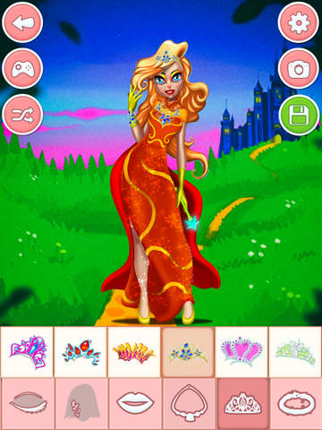 【免費遊戲App】Princess dress-up games - girls make up salon-APP點子