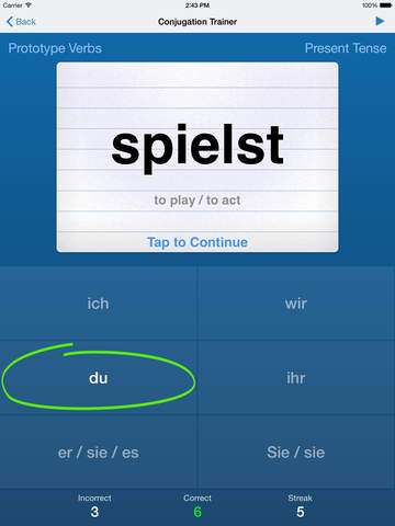 【免費教育App】German Verb Conjugation Trainer-APP點子