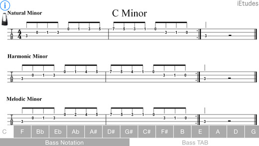 【免費音樂App】Minor Scales Bass Guitar Lite-APP點子