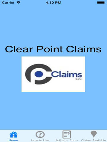 Clear Point Claims Adjusting mobile for iPad