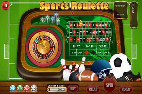 Action General Sports Xtreme Roulette Casino - Manager of Big Cash Deals or No Games Free screenshot 2