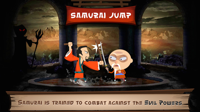 【免費遊戲App】Samurai Jump-APP點子