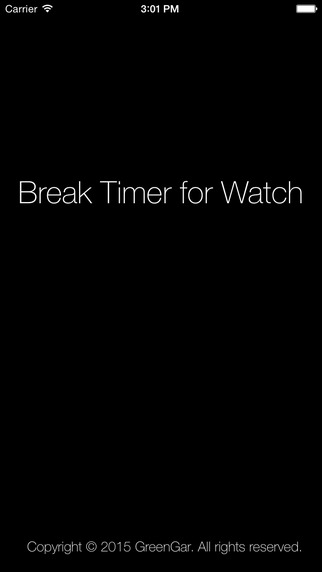 【免費健康App】Break Timer for Watch-APP點子