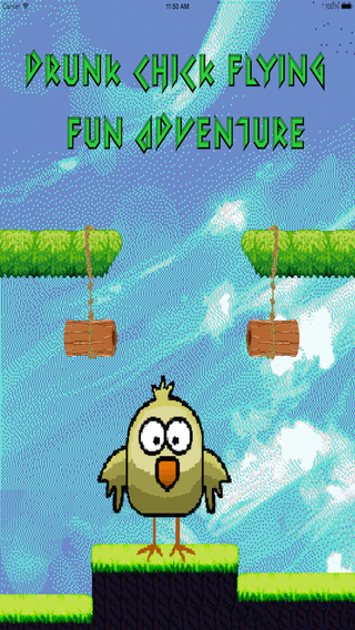 Drunk Chick Flying Fun Adventure Game - Fly The Bird To The Top