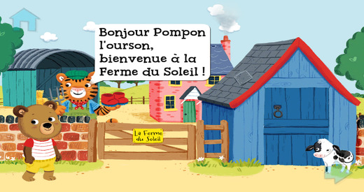 【免費書籍App】Pompon à la ferme-APP點子