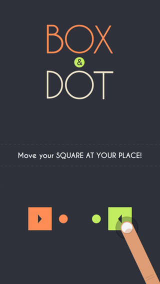 BOX and DOT: game about squares