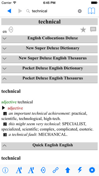 New Deluxe English Dictionary Thesaurus Collocations