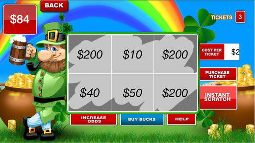 Lotto Scratchers Sim - Luck of the Draw Lottery Tickets
