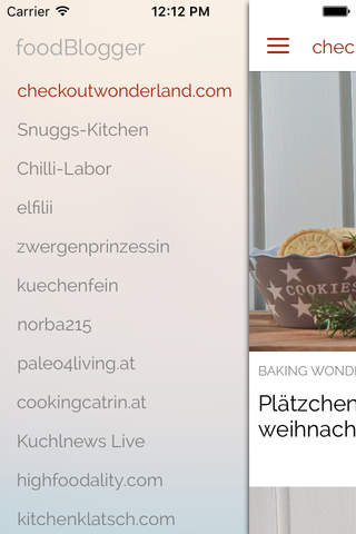 foodBlogger screenshot 2