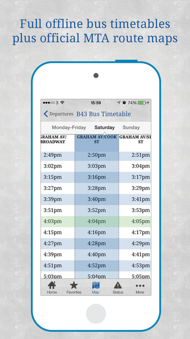 mta bus time info