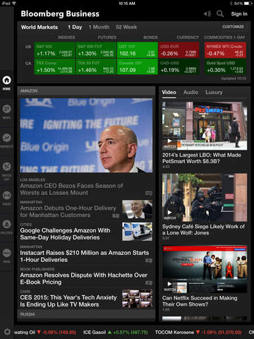 Bloomberg Business for iPad