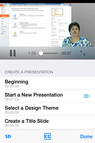 kApp - 101 Training for PowerPoint 2010 screenshot 3