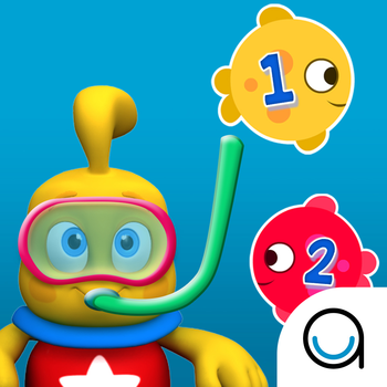 Learn to Count 1234 with Fishes - Numbers Counting & Quantity Match Math Puzzle : IQ for toddler & kids of Montessori, Preschool & Kindergarten 教育 App LOGO-APP開箱王