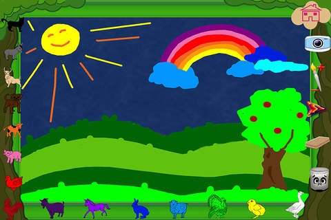 Animals Preschool Learning Experience At The Farm Drawing Game screenshot 3