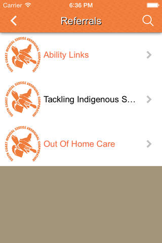 Скриншот из South Coast Medical Service Aboriginal Corporation