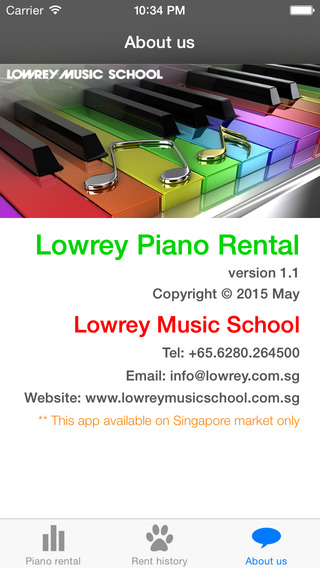 Lowrey Piano Rental from Lowrey Music School Ltd SG
