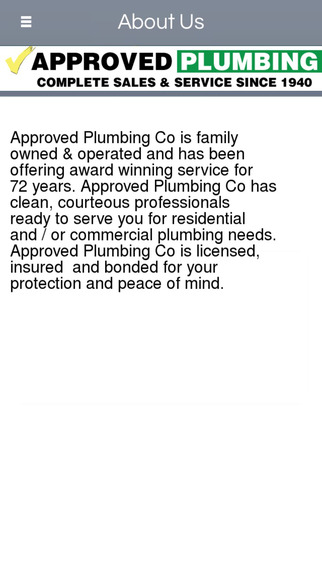 免費下載商業APP|Approved Plumbing Co. - Broadview Heights app開箱文|APP開箱王