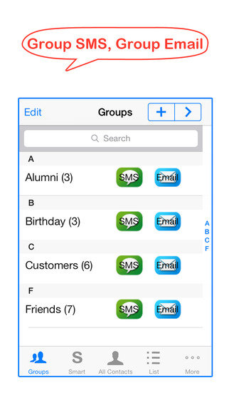 Smart Group Text Email