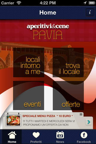 aperitivi & cene Pavia screenshot 2