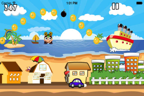 Princess Jump Pro : Fashion Girl Have Fun On The Beach screenshot 4