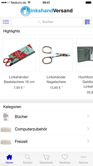 【免費生活App】Linkshandversand - Linkshänder-Produkte per App bestellen-APP點子