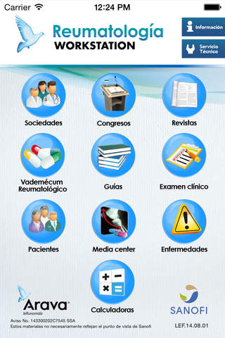 Workstation Reumatología Sanofi screenshot 2