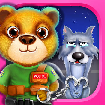 Teddy Bear Police and Naughty Wolf - Hero Rescue Game LOGO-APP點子