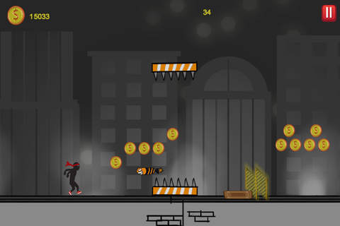 A Stickman Roof Top Run - eXtreme Stunts Edition screenshot 4