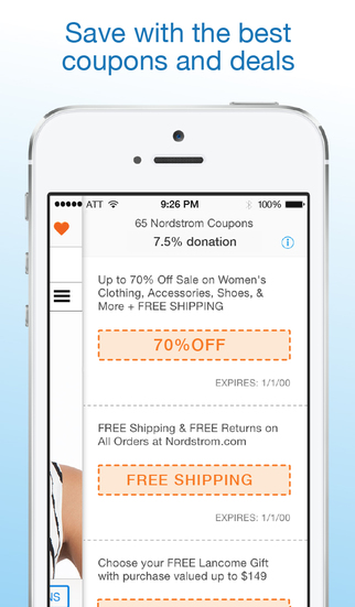 【免費書籍App】Goodshop Coupons and Deals for Good-APP點子